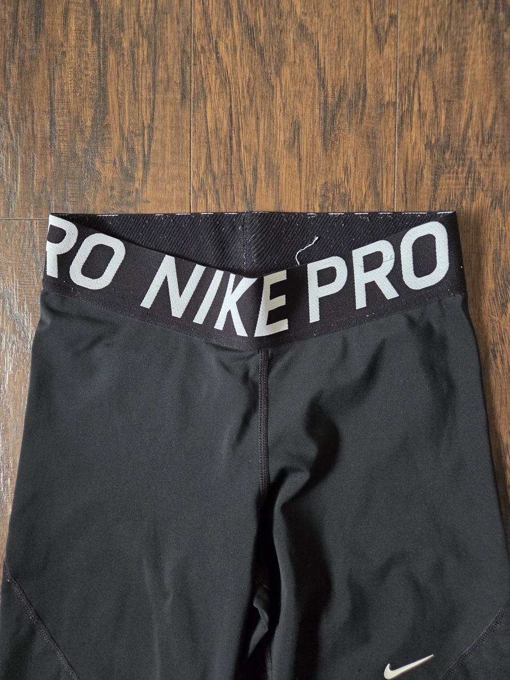 Nike Women's Pro Compression Leggings - Black - Picture 3 of 4